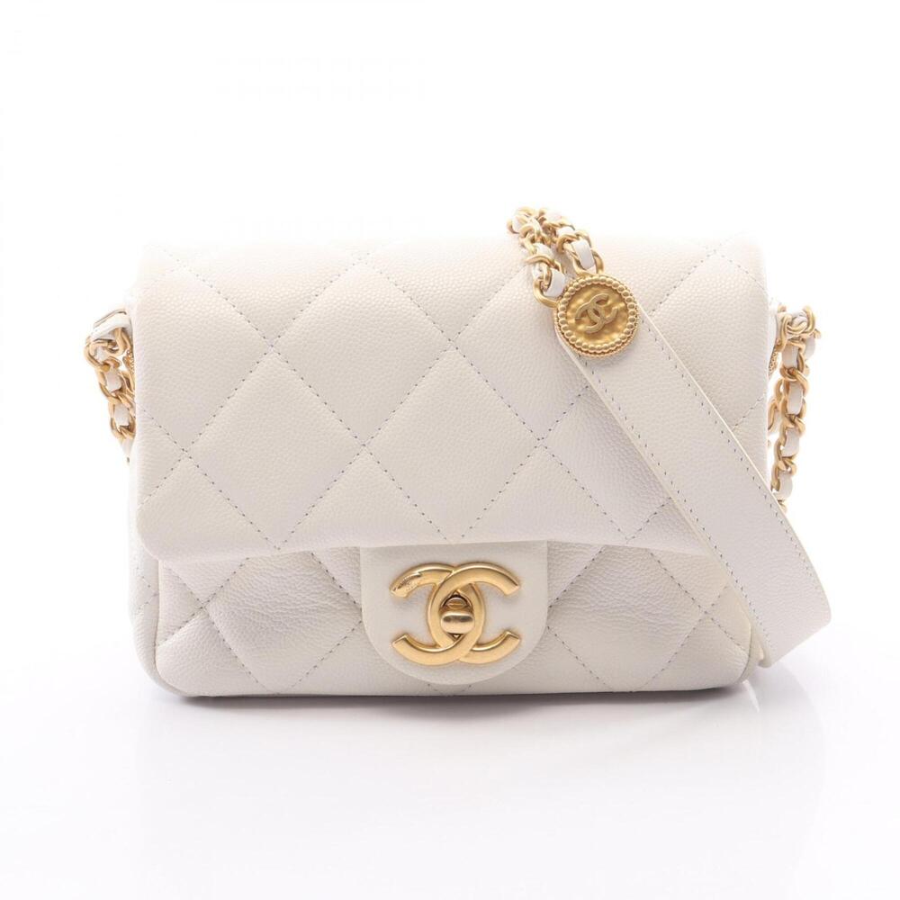 Chanel Mini Matelassé Shoulder Bag/Handbag, Caviar Leather (Grained Calfskin)...
